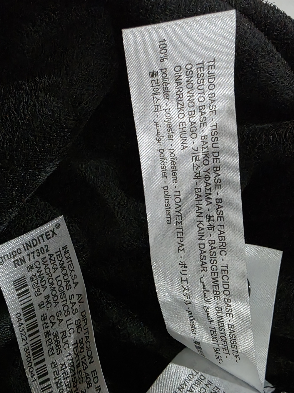 NWOT Zara Topstitched Faux Leather Mini Skirt - Black Size L - Picture 10 of 10